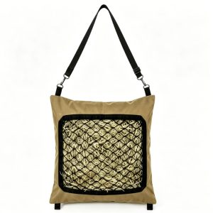 Hanging Horse Hay Feeder Bag with Adjustable Straps